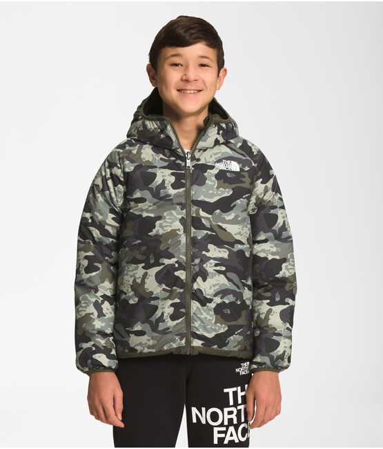 Boys’ Printed Reversible North Down Hooded Jacket