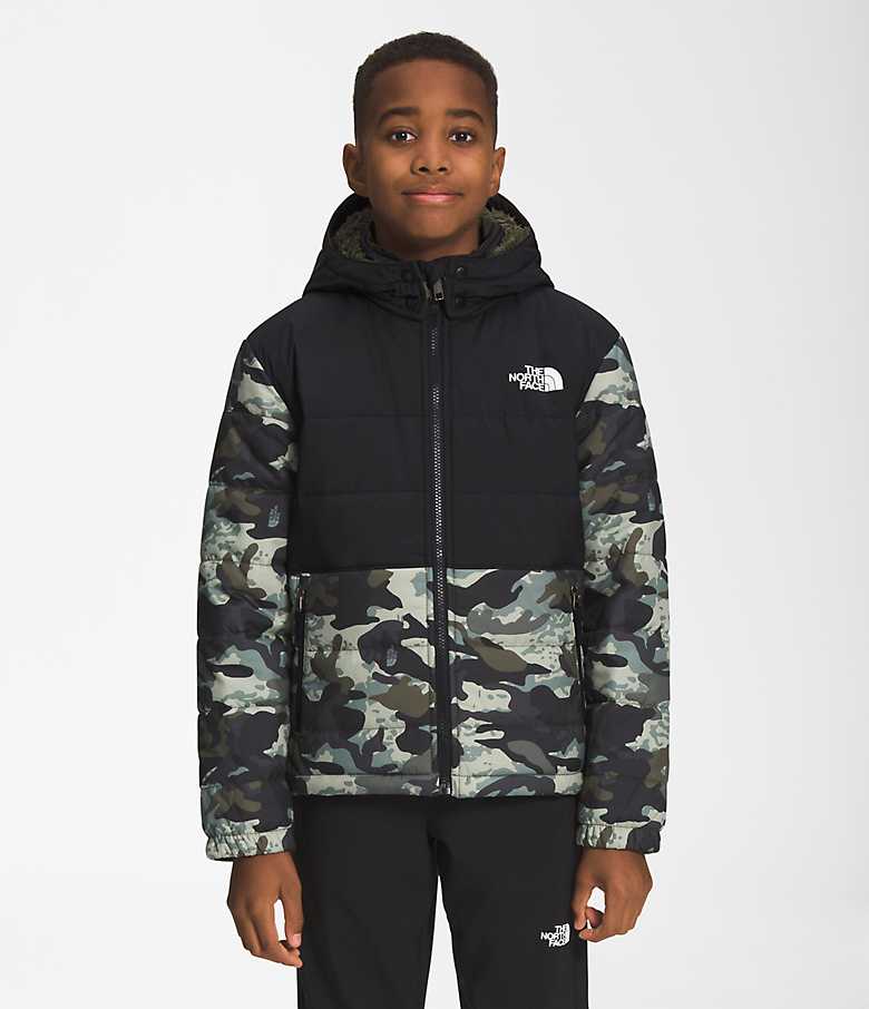 Boys’ Printed Reversible Mount Chimbo Full-Zip Hooded Jacket