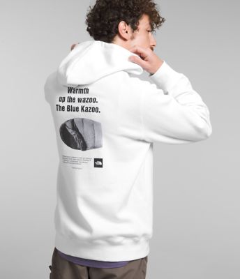 Relaxed Fit Printed Hoodie - White/Plant a Tree Today - Men