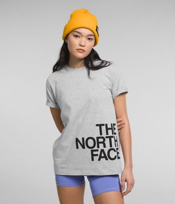 The North Face small logo halter top in white