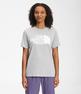 The North Face Men's T-Shirt Short Sleeve Half Dome Small Logo Regular Fit  Tee, Navy White, M