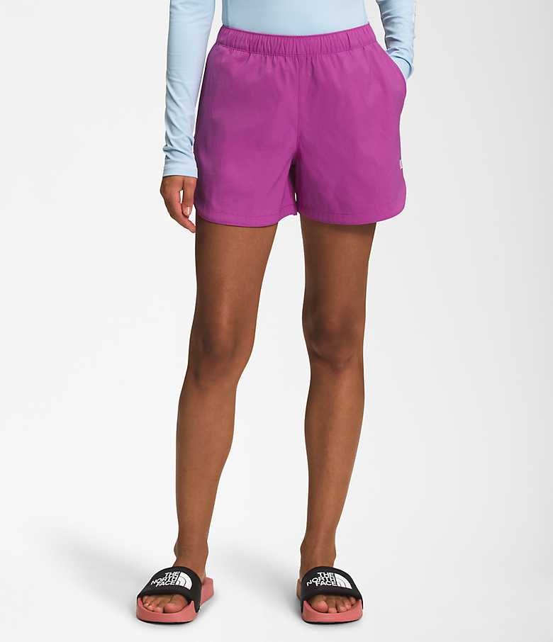 Purple Active Shorts