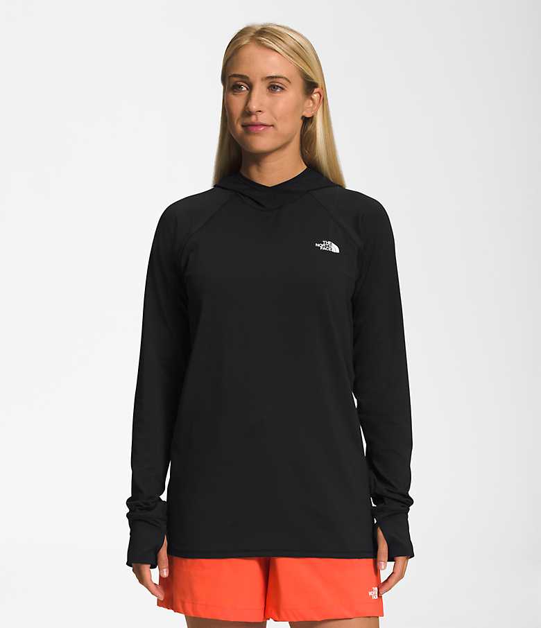 The North Face Women's Class V Water Hoodie, Large, TNF Black