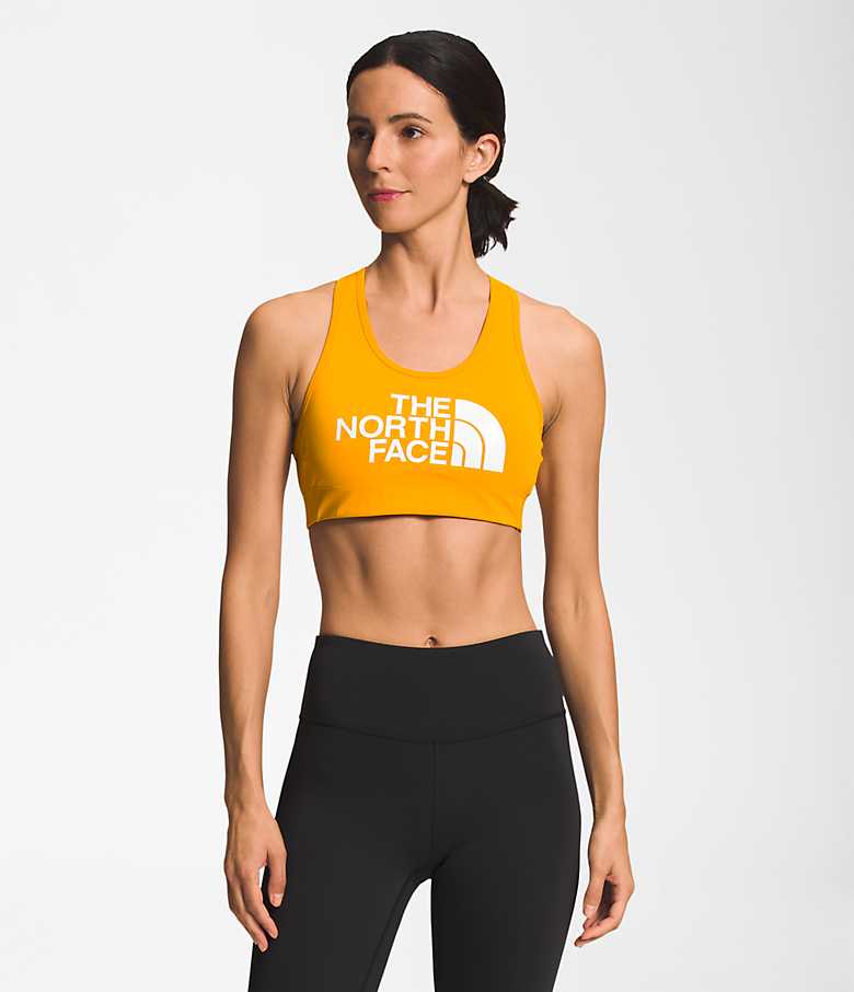 The North Face FLEX - Medium support sports bra - black/white