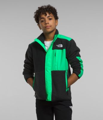 Green Fleece Jackets & North More The Face 