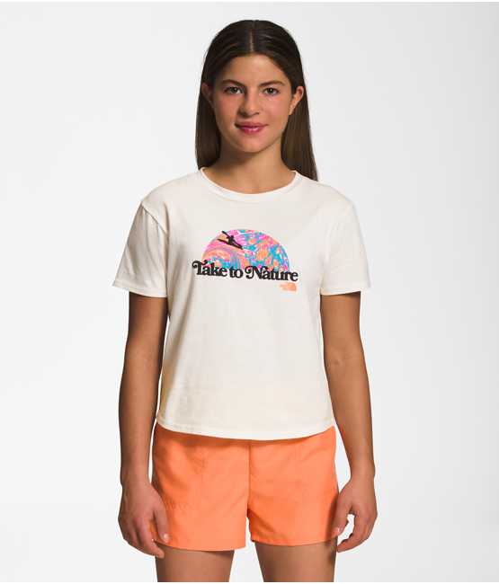 T-shirt graphique à manches courtes pour fille