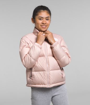Girls' Pink Jackets & Outerwear