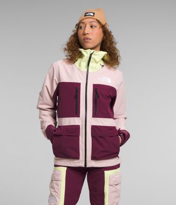 Women\'s Pink Jackets & The Face North Vests 