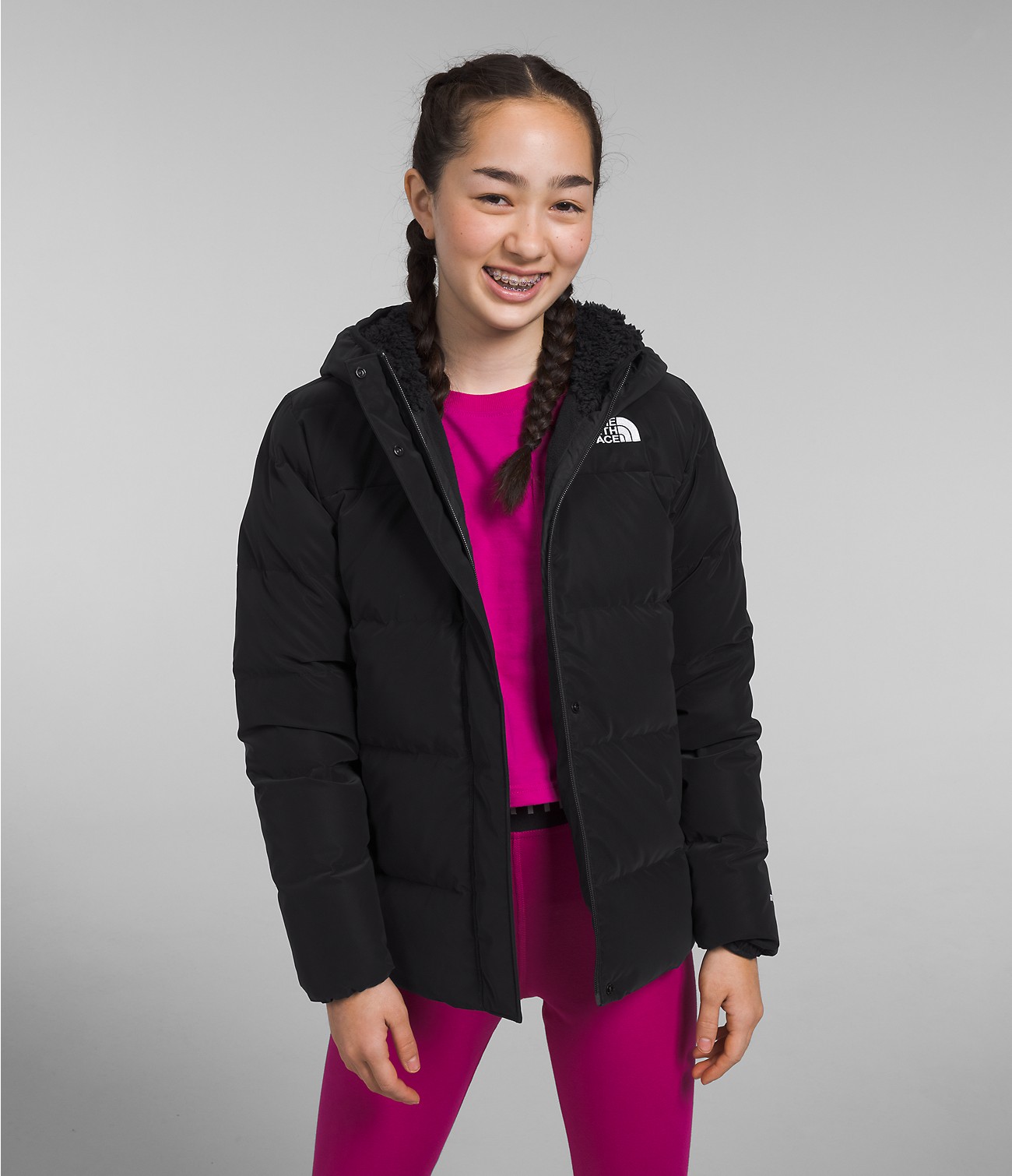 Girls’ North Down Fleece-Lined Parka | The Face