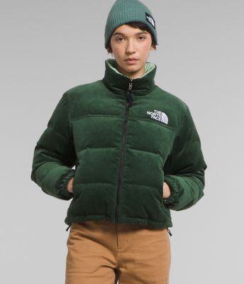 The North Face 92 Reversible Nuptse Down Puffer Jacket in Green for Men