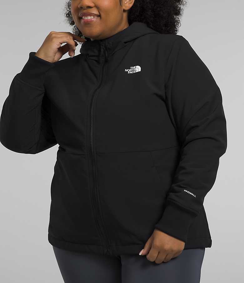 YOURS Plus Size Black Zip Fleece Jacket
