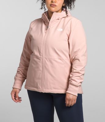The North Face Jacket Womens Medium Hot Pink Fleece Coat Full Zip