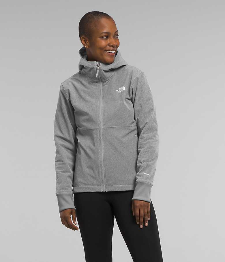 The north face Girl´s Cotton Blend Big Log Tight Grey