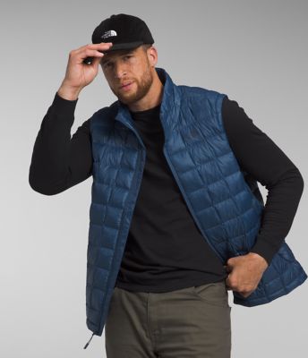 blue vest  The North Face