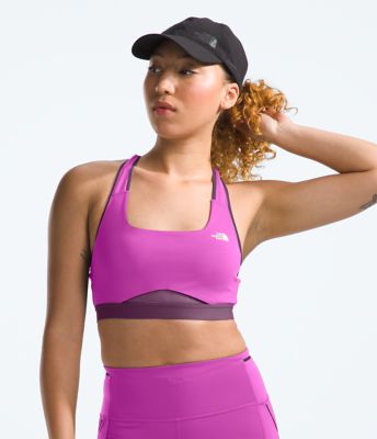 High Impact Motion Control Zip Front Sports Bra For Workout Fitness Running