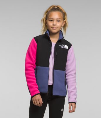 The North Face Little Girls 2T-7 Long Sleeve Full-Zip Hooded