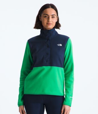 The North Face Women's Maggy Sweater Fleece Red Buffalo Check in 2023