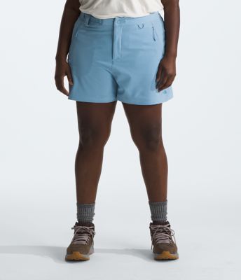 The North Face Training high waist bootie shorts in mint