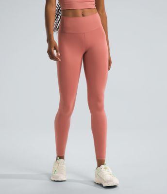 The North Face Flash Dry Green Yoga Cropped Leggings Waist