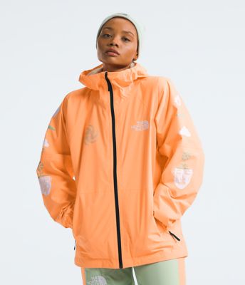 The North Face Hyvent Rain Jacket Orange - XL/XXL
