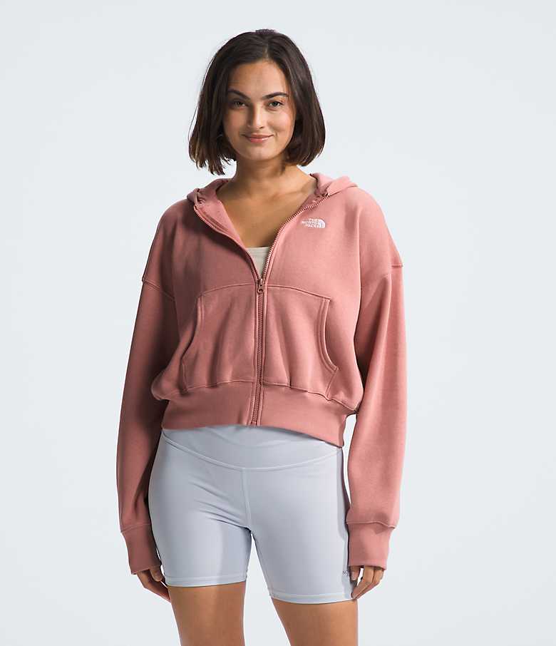 The North Face Women's Fave-Our-Rite Full Zip Periwinkle Hoodie Size M