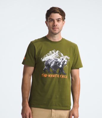 The North Face Outdoor Together Graphic Print Crew Neck Short Sleeve Tee Shirt, Womens, S, White Dune Outdoors