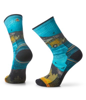 2 Pairs - Smartwool Unisex Mens Hike Merino Wool Crew Socks - Tan - Size:  Medium 