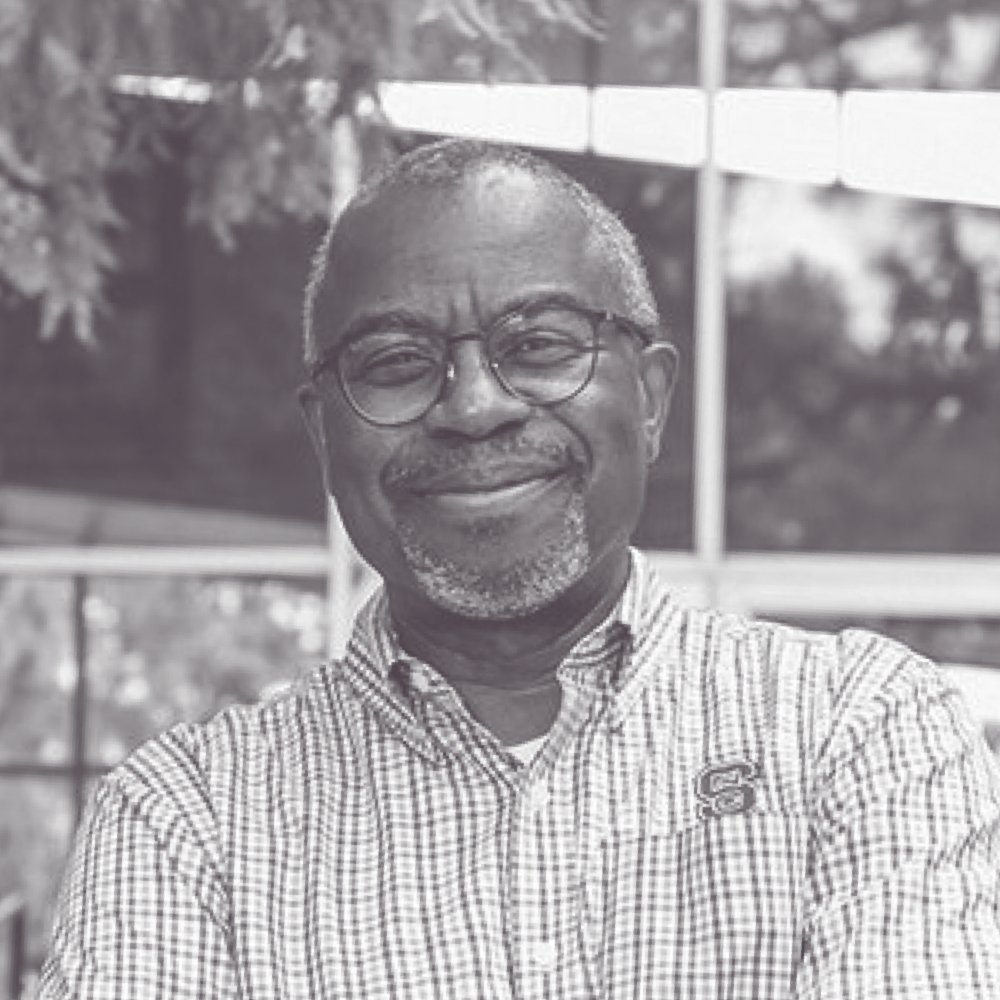 Black and white portrait of Explore Fund Council member, Myron Floyd.