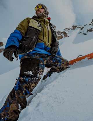 The North Face team athletes on expedition in Summit Series gear.