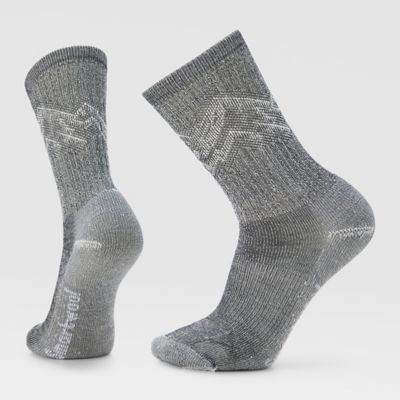 The North Face Hike Classic Edition Light Cushion Mountain Pattern Crew Socks. 1
