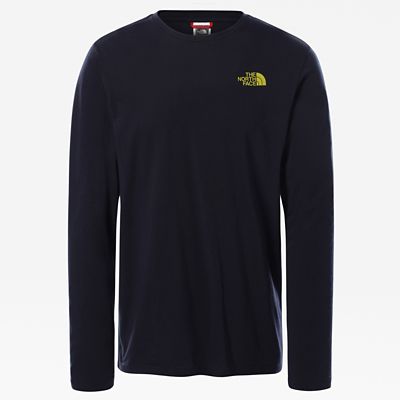 the north face men's crew long sleeve shirt