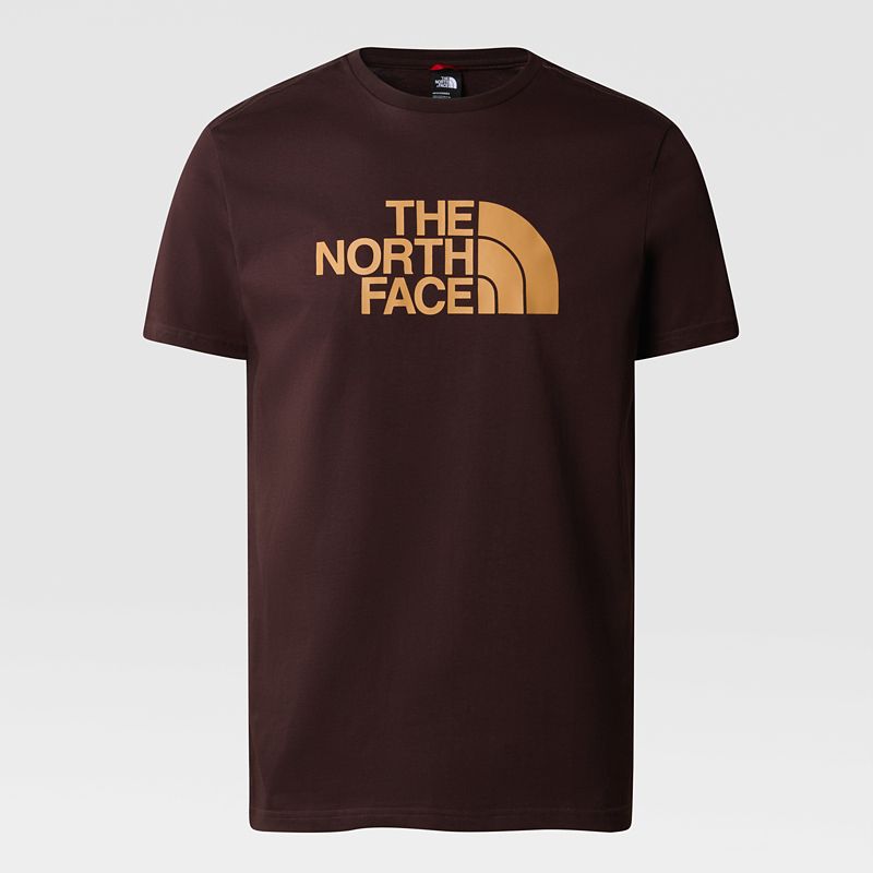 The North Face Men's Easy T-shirt Coal Brown-almond Butter