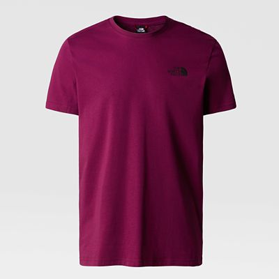 The North Face Simple Dome T-shirt Für Herren Boysenberry Größe XXL Herren