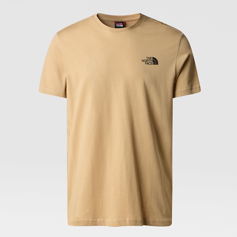 The North Face Men's Simple Dome T-shirt Khaki Stone