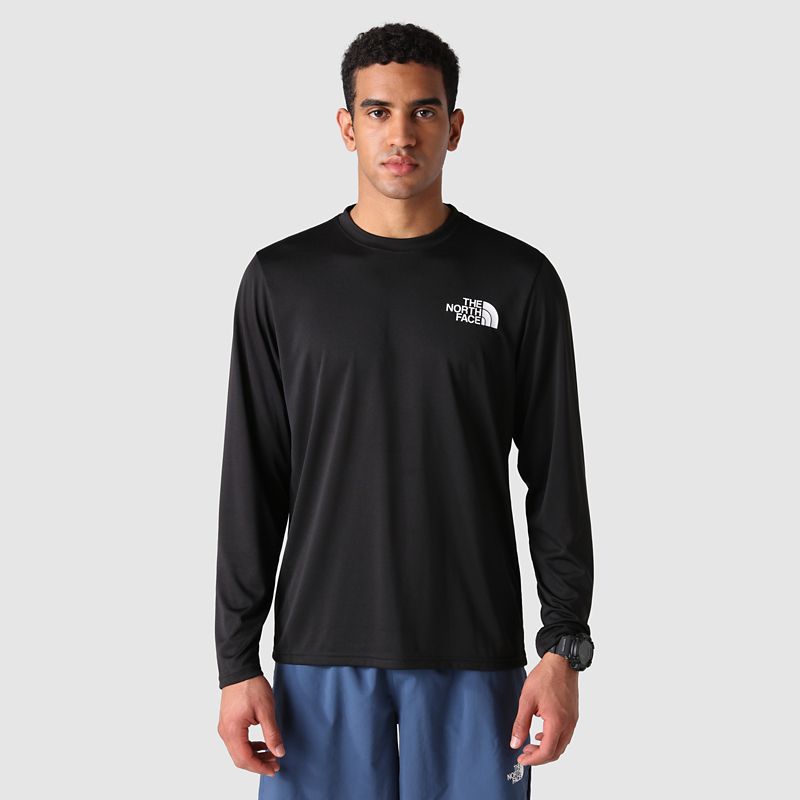 The North Face Men's Reaxion Amp Long-sleeve T-shirt Tnf Black