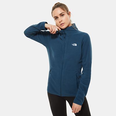 north face 100 glacier full zip mens fleece