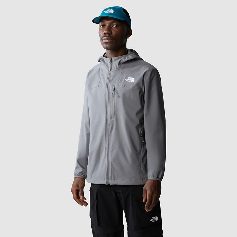 The North Face Men's Nimble Hooded Jacket Smoked Pearl