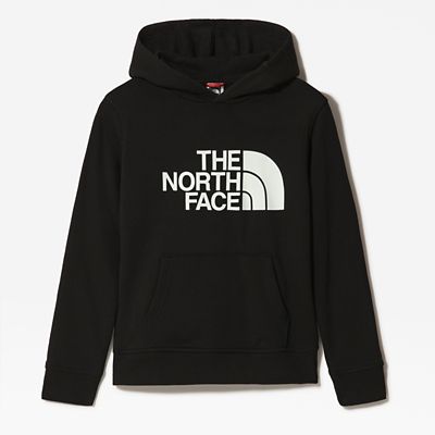 north face drew peak hoodie junior