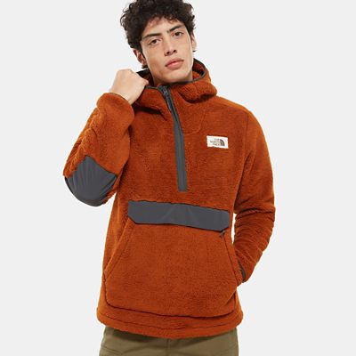 the north face campshire anorak fleece jacket