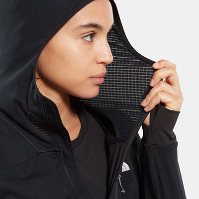 the north face summit l2 proprius grid fleece hoodie