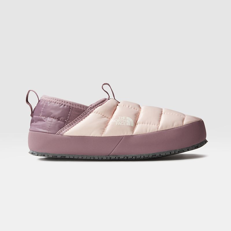 The North Face Thermoball™ Traction Ii Winter-pantoffeln Für Jugendliche Pink Moss/fawn Grey 