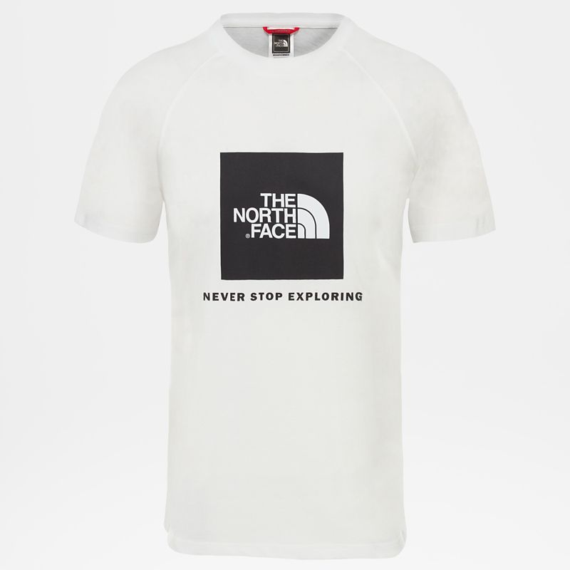 The North Face Men's Raglan Redbox T-shirt Tnf White