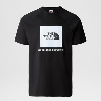 The North Face Redbox Raglan T-shirt Für Herren Tnf Black-tnf White Größe XS Herren