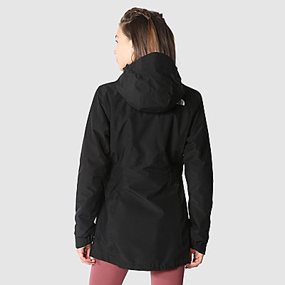 The North Face Hikesteller - Negro - Parka Impermeable Mujer