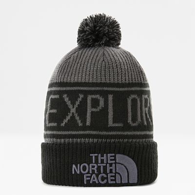 The North Face Retro TNF Pom Beanie. 1