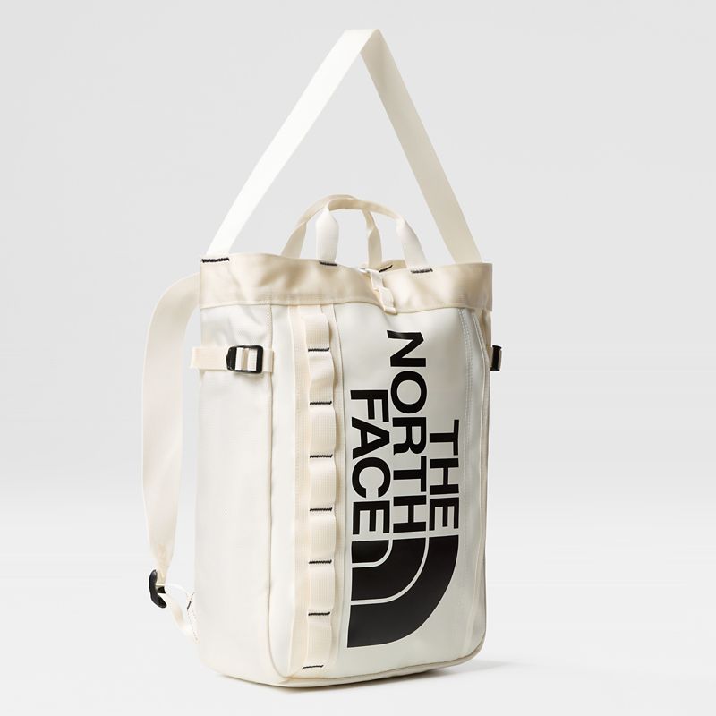 The North Face Base Camp Tote Bag White Dune-tnf Black One