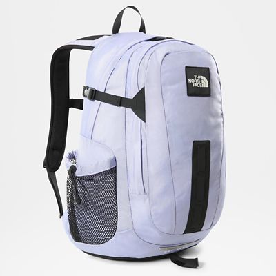 lavender north face backpack