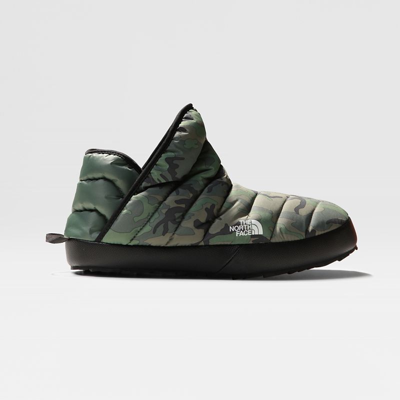 The North Face Men's Thermoball™ Traction Winter Booties Thyme Brushwood Camo Print-tnf Black