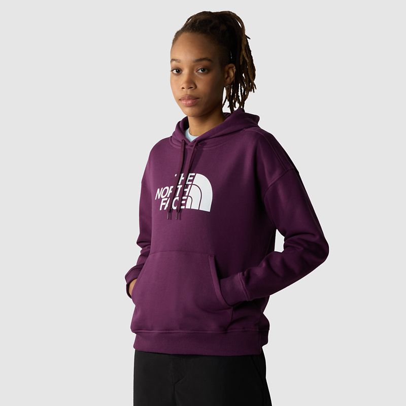 The North Face Women's Light Drew Peak Hoodie Black Currant Purple