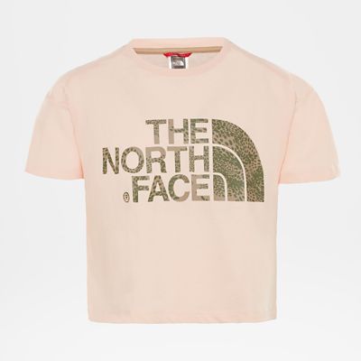 girls north face t shirt